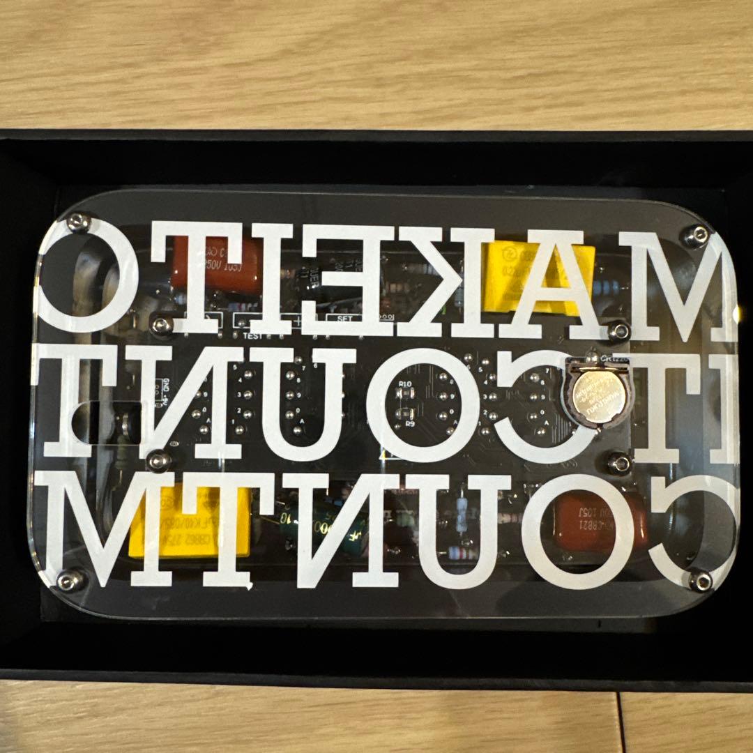 XREAL Nixie Clock 置時計　ニキシー菅時計