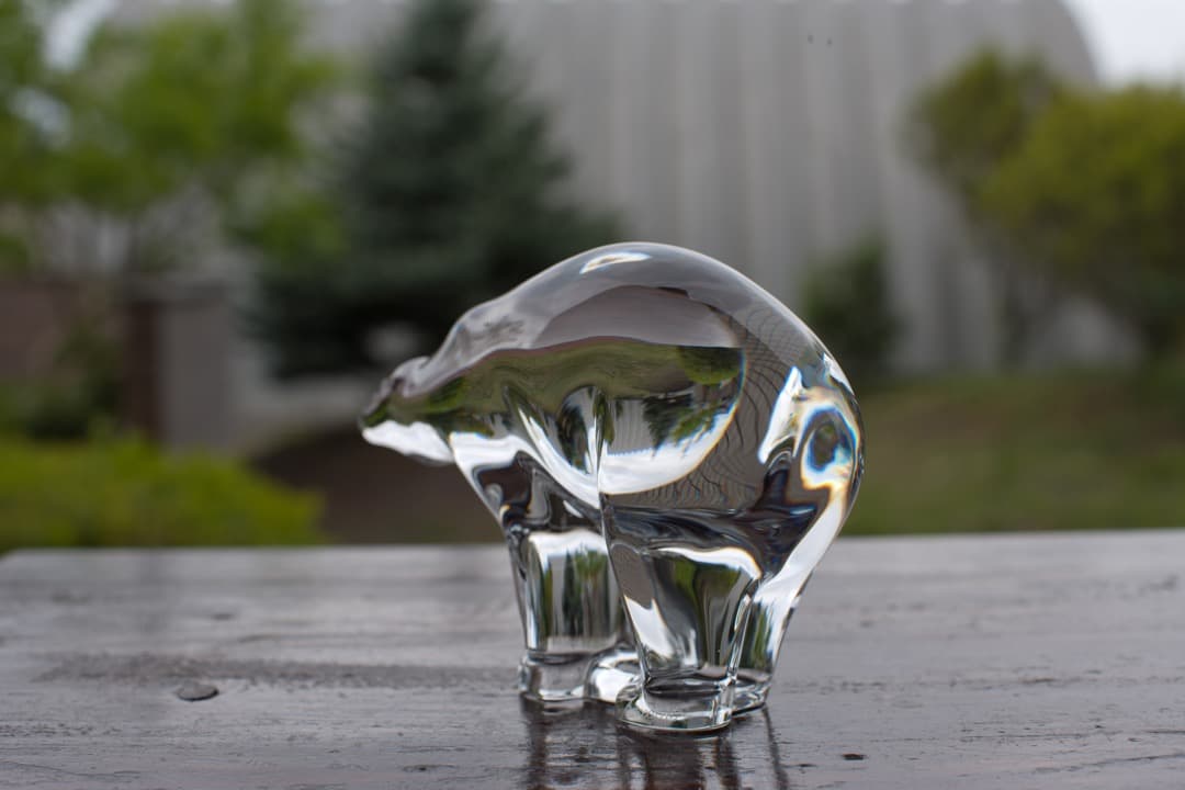 ■  極上バカラ  ポーラベア シロクマ 白熊  オブジェ　Baccarat