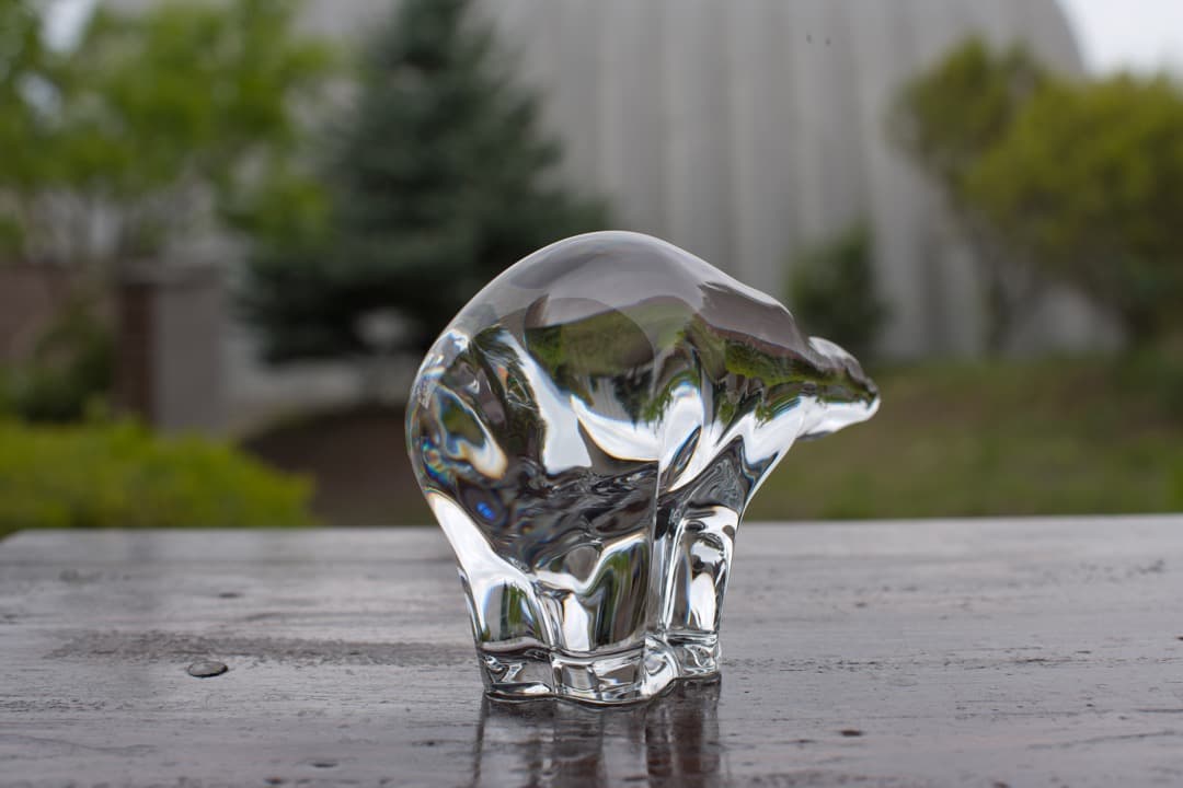 ■  極上バカラ  ポーラベア シロクマ 白熊  オブジェ　Baccarat