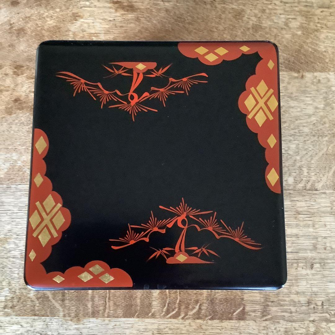 秀衡塗　三段重