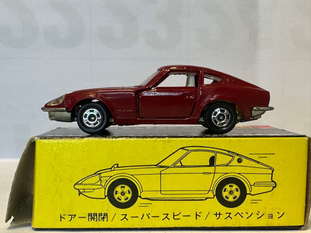 黒箱トミカ 58 ニッサンフェアレディ240Z マルーン　日本製