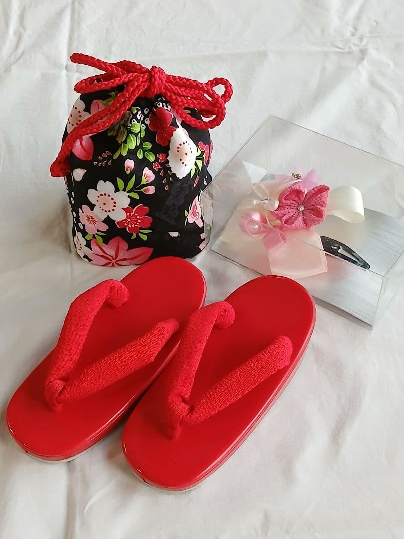 3才女の子用　七五三着物セット