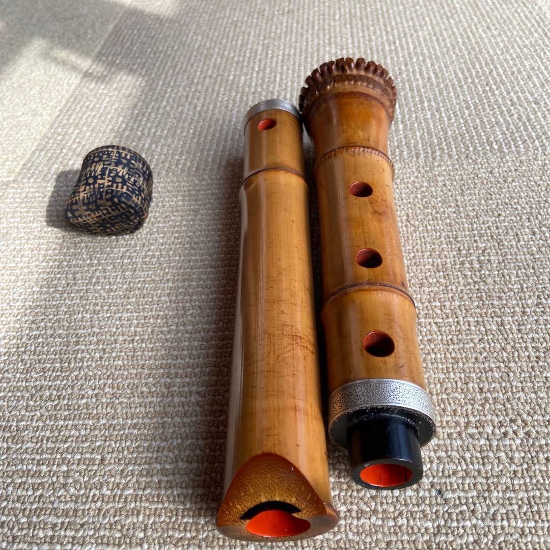 127値下げ 尺八 一尺六寸管 華水銘 恵津山作 - メルカリ