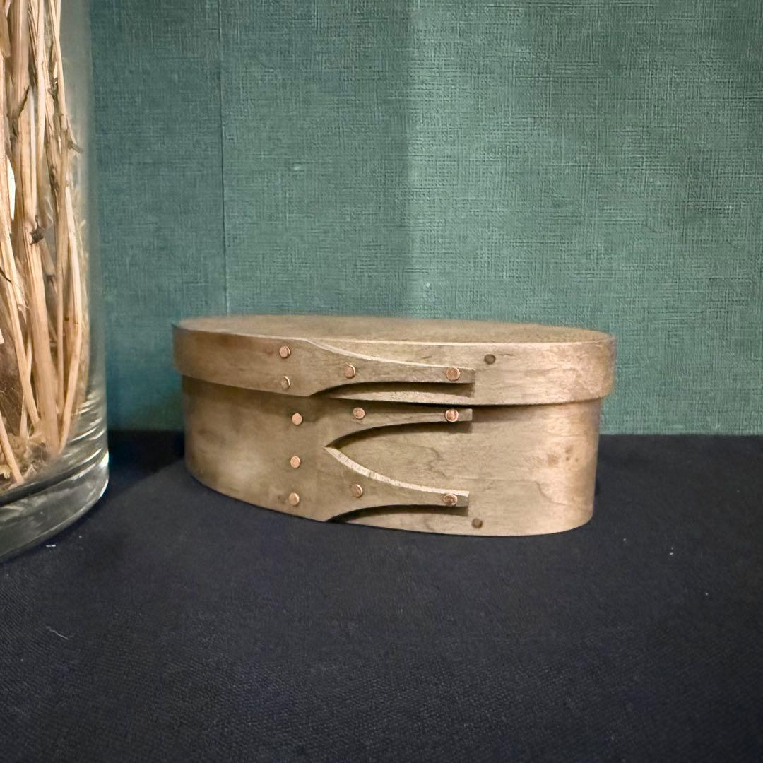 IFUJI OVAL BOX type-R #1 GREY▶︎草木染 - メルカリ