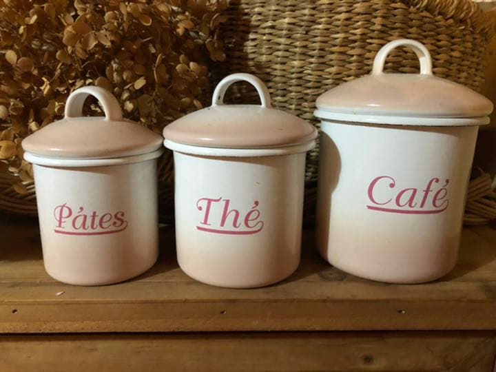 キッチン 容器　ホーロー