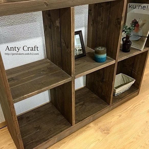 【引取可能】オープンラック 3列×2段の収納棚 本棚 飾り棚 幅87cm