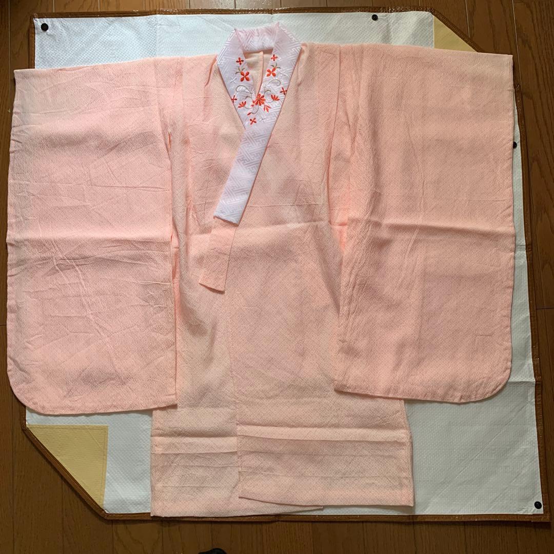 七五三　3歳　着物　被布　正絹