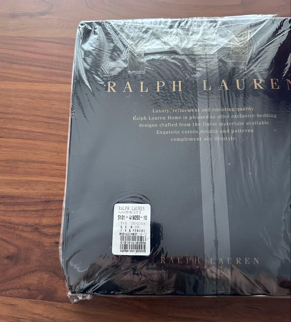 未使用ラルフローレン　シングルコンフォーターカバー&ピロケース2枚セット　バラ