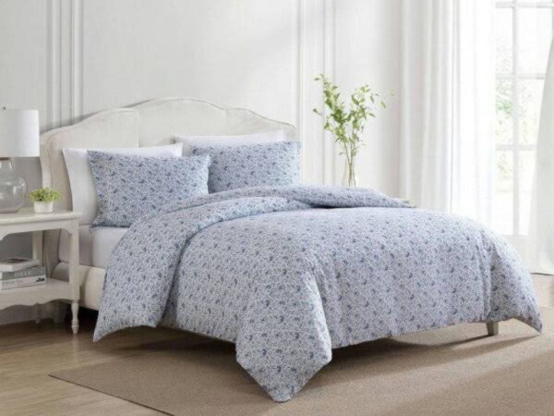 未使用ラルフローレン　シングルコンフォーターカバー&ピロケース2枚セット　バラ