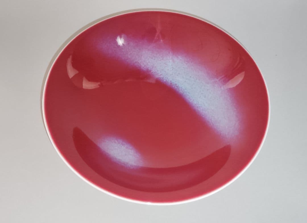 有田焼・真右衛門作・辰砂菓子鉢・未使用