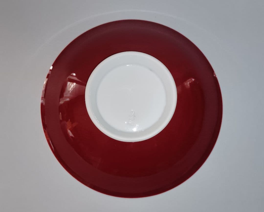 有田焼・真右衛門作・辰砂菓子鉢・未使用