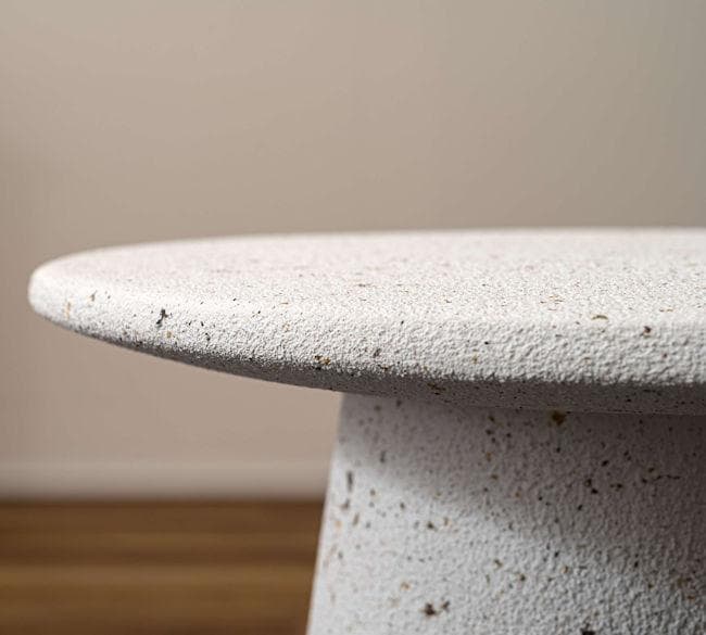 テラゾー柄ラウンドテーブル幅45cm サイドテーブル 大理石柄テーブル（43）