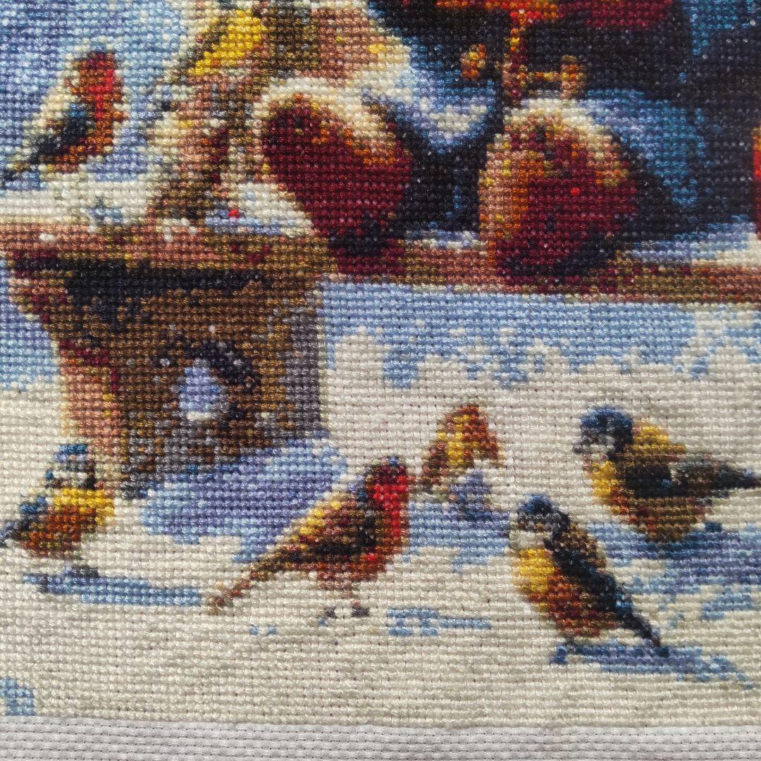 くまのパディントン（クロスステッチ完成品） - メルカリ