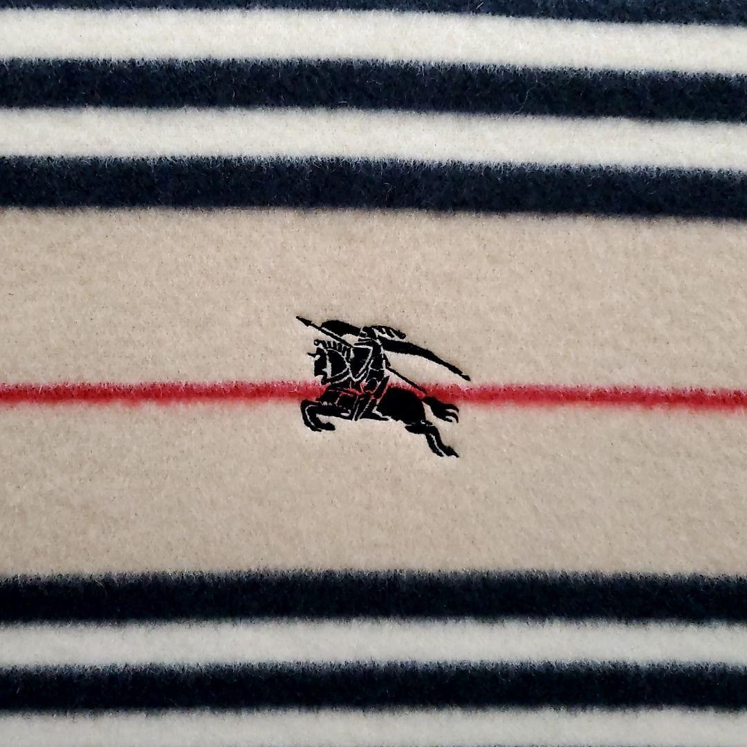 【新品】レア BURBERRY ウール毛布 ベージュ