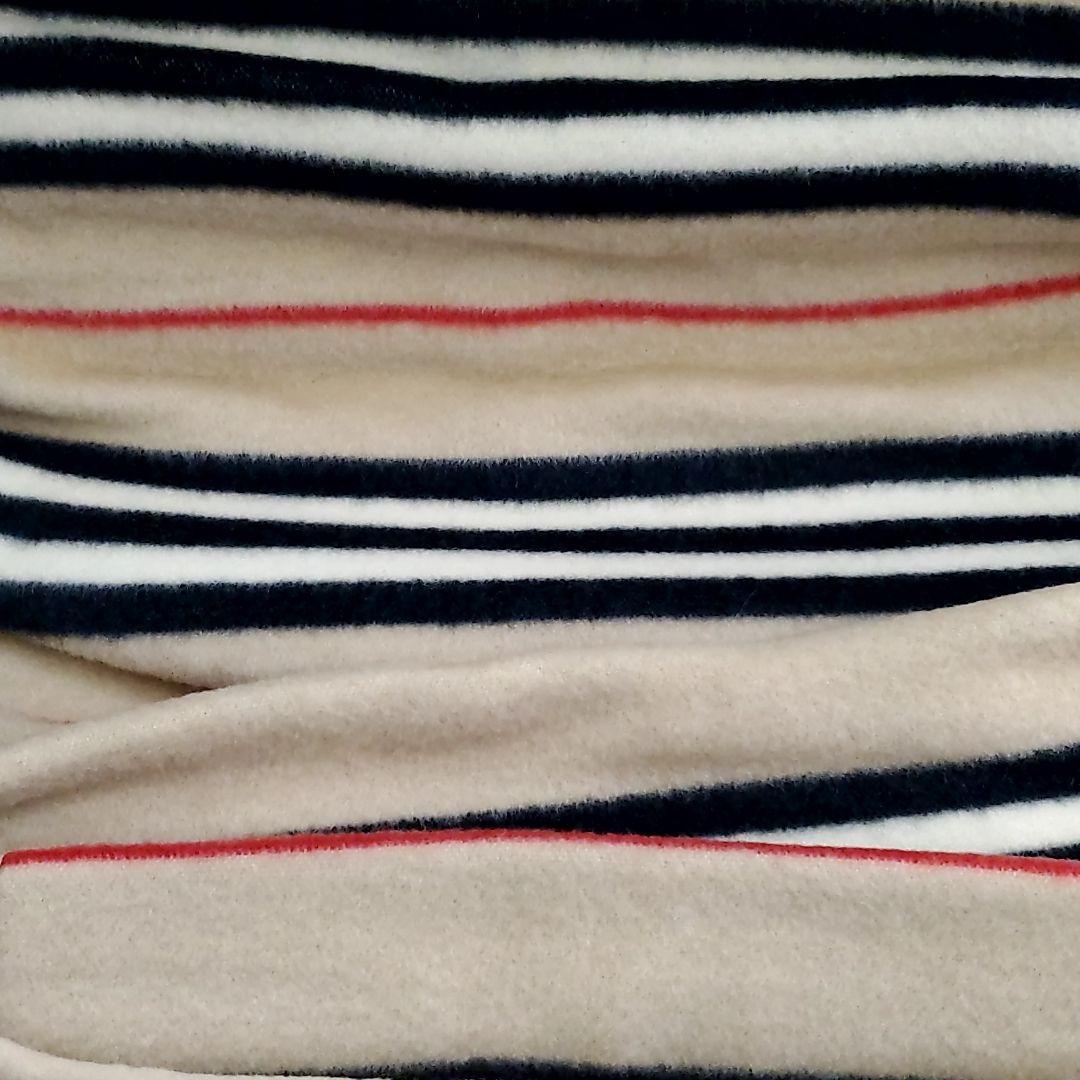 【新品】レア BURBERRY ウール毛布 ベージュ