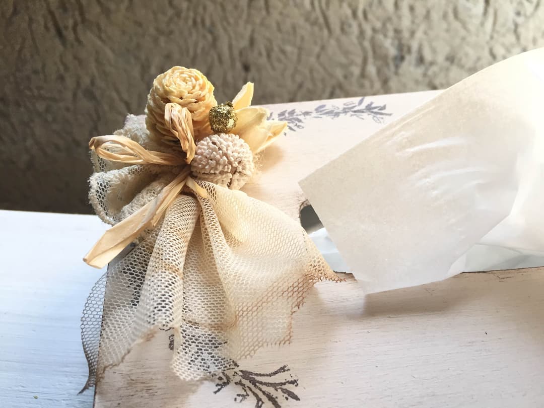 out       木製❁ ナチュラル ティッシュBox❁