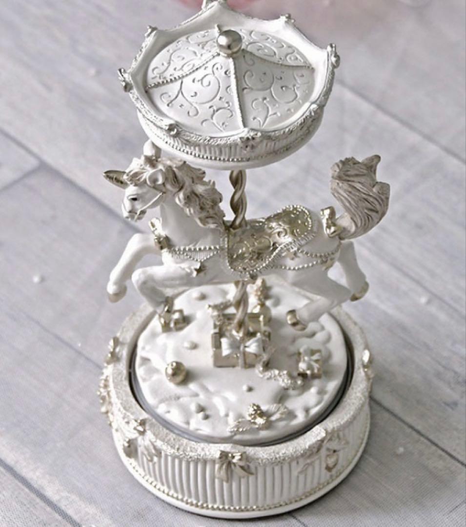 【早い者勝】廃盤 入手困難 ユニコーン オルゴール カルーセル メリーゴーランド