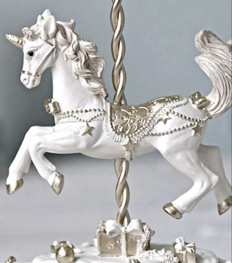 【早い者勝】廃盤 入手困難 ユニコーン オルゴール カルーセル メリーゴーランド