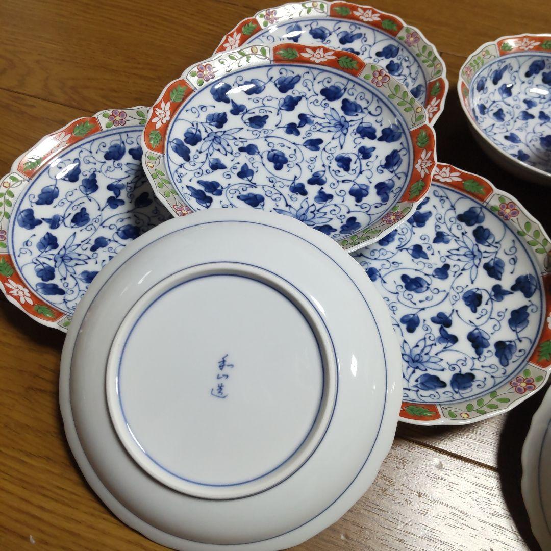 お値下げ 和山造 中皿５枚と中鉢５枚 合計10枚セット