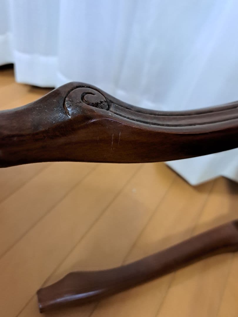 クラシック彫刻デザイン 猫足スツール