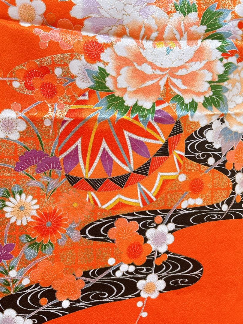 お買い得品♡七五三　7歳　女の子　フルセット　一式　朱色