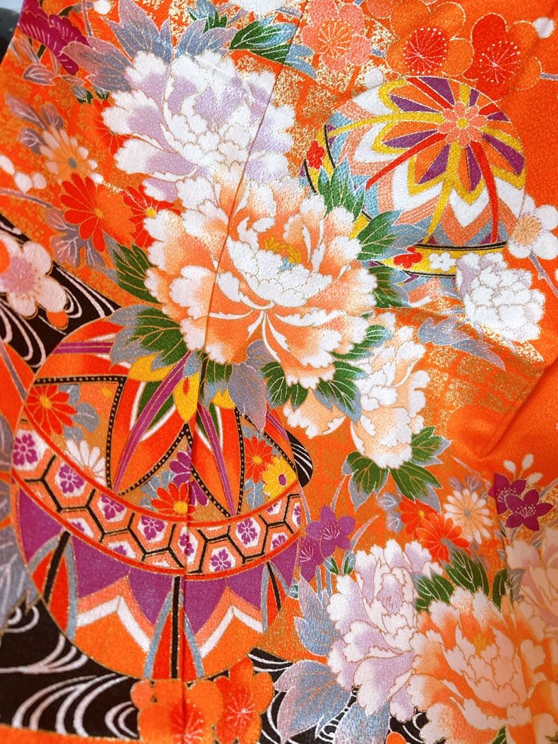 お買い得品♡七五三　7歳　女の子　フルセット　一式　朱色