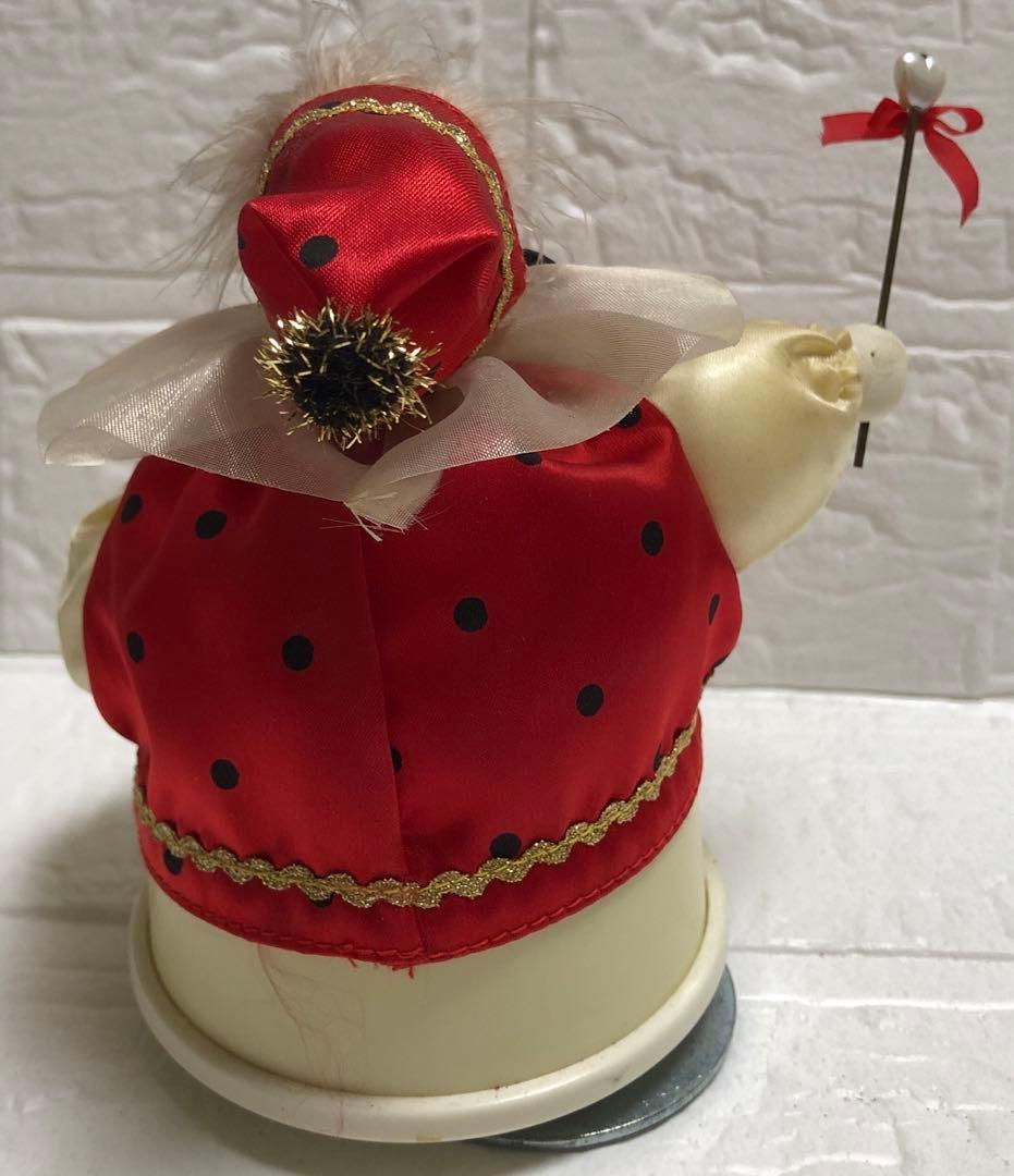 ピエロ　オルゴール　人形