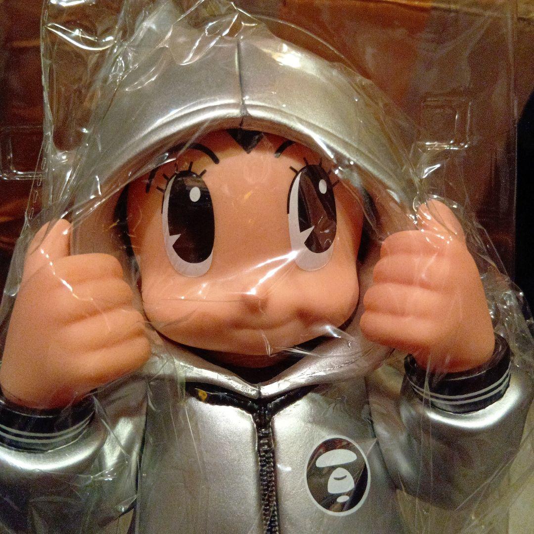 鉄腕アトム　シルバー　ソフビ　ASTRO BOY フィギュア 約25cm　未使用