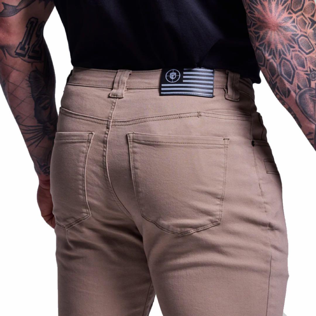 Born Primitive フレックス リーコン ストレート ジーンズ TAN