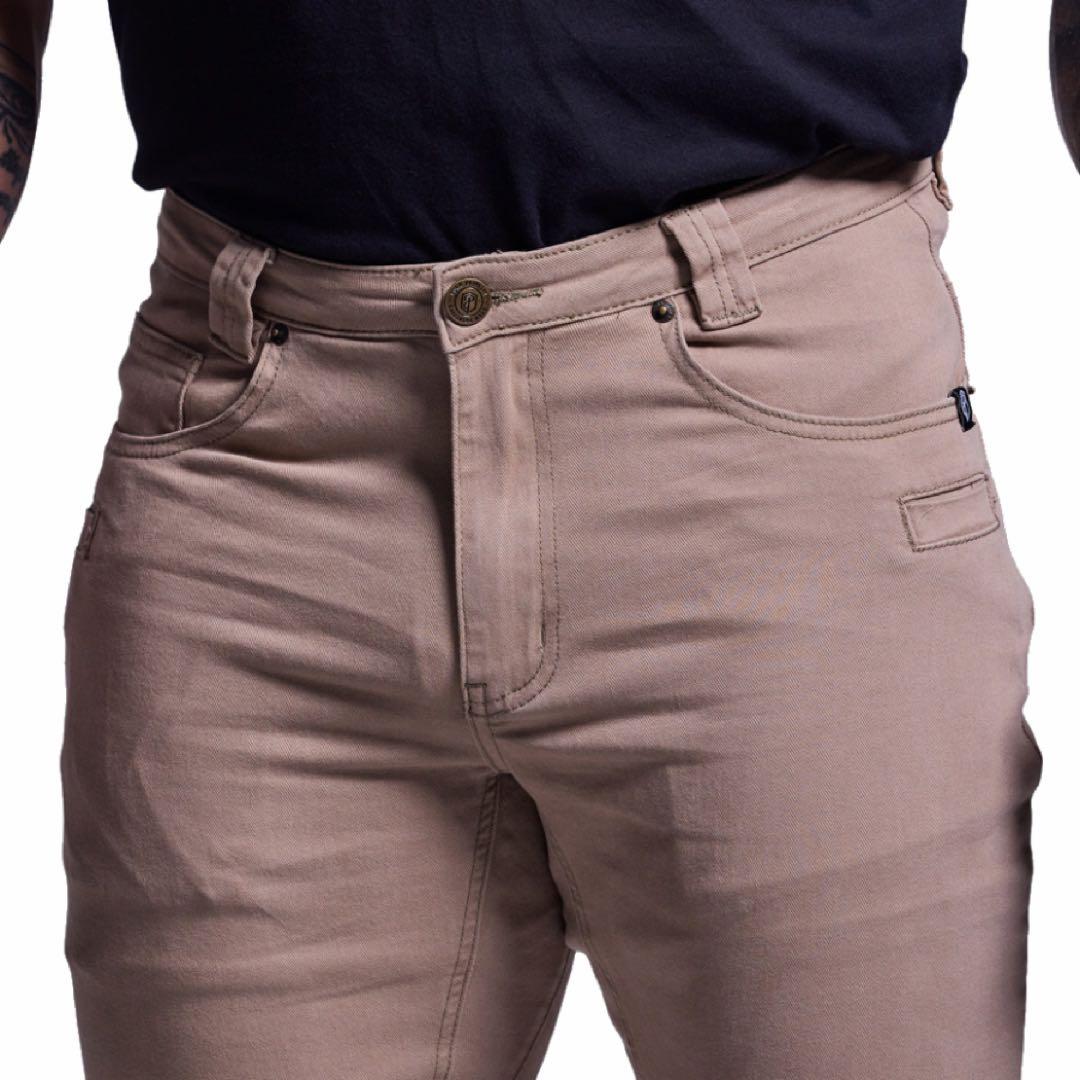 Born Primitive フレックス リーコン ストレート ジーンズ TAN