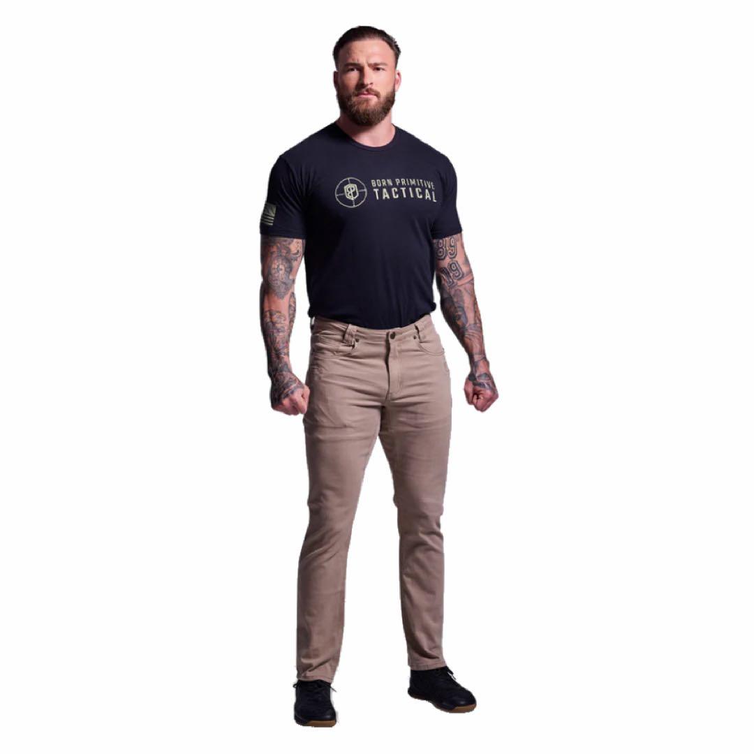 Born Primitive フレックス リーコン ストレート ジーンズ TAN