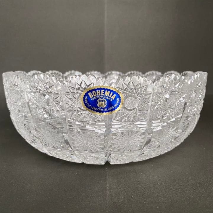 ボヘミアグラス 500PK 深鉢（直径約20.4cm）