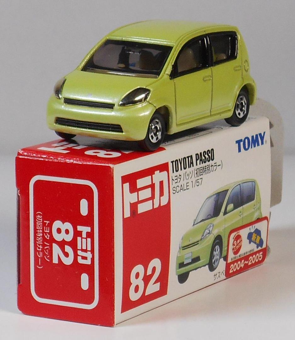 トミカ No.82 トヨタ パッソ (初回特別カラー) SCALE 1/57 - メルカリ