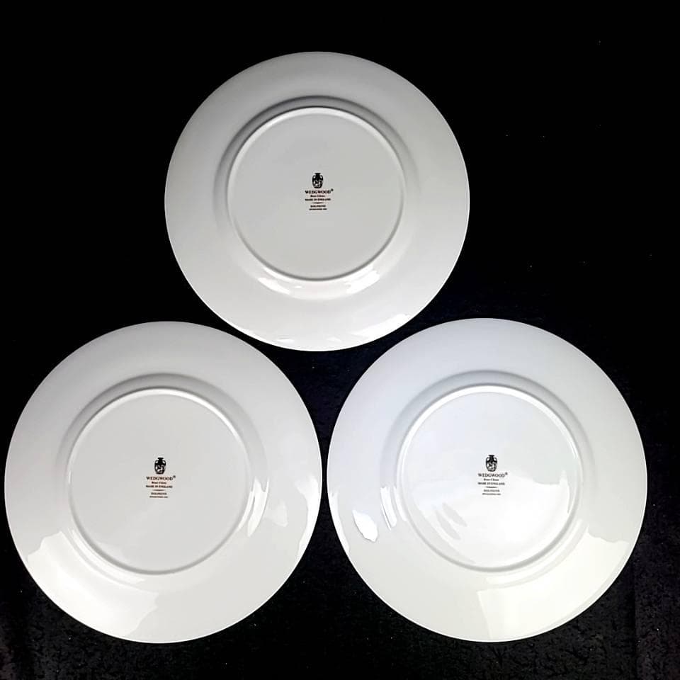 〇美品〇ウェッジウッド　ドルフィン　ホワイト　ディナープレート　6枚