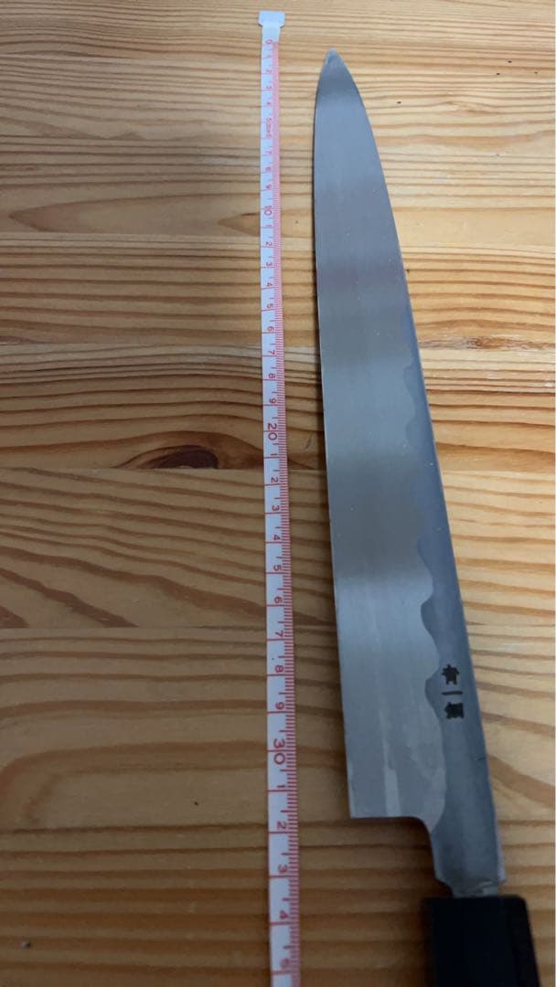 柳刃包丁 金桜模様