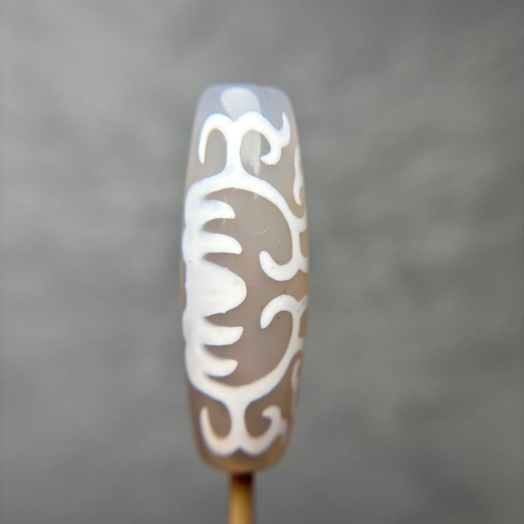 tamago瑪瑙　如意蓮花天珠　2-47