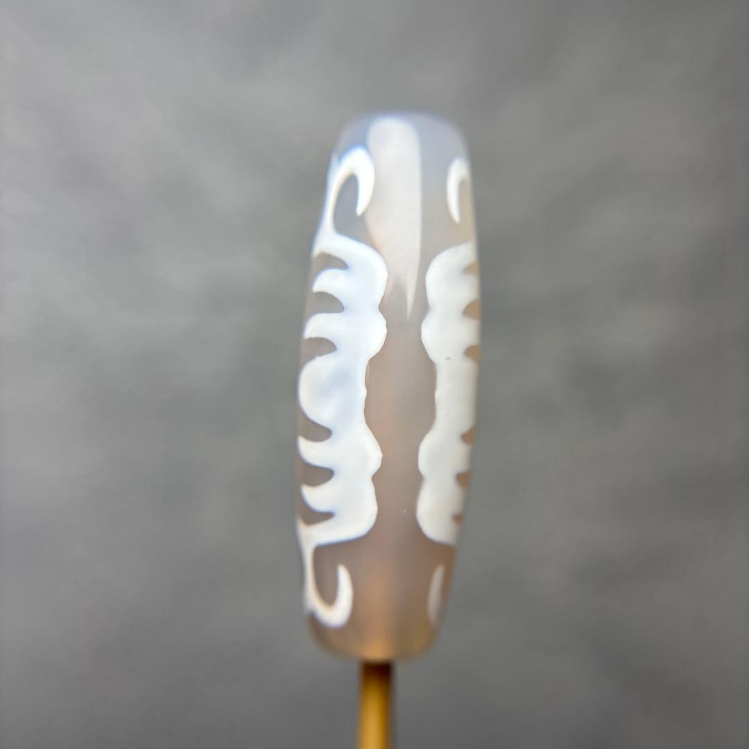 tamago瑪瑙　如意蓮花天珠　2-47