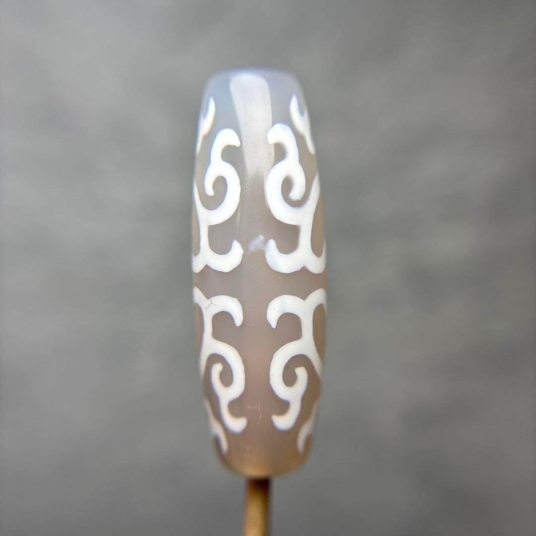 tamago瑪瑙　如意蓮花天珠　2-47