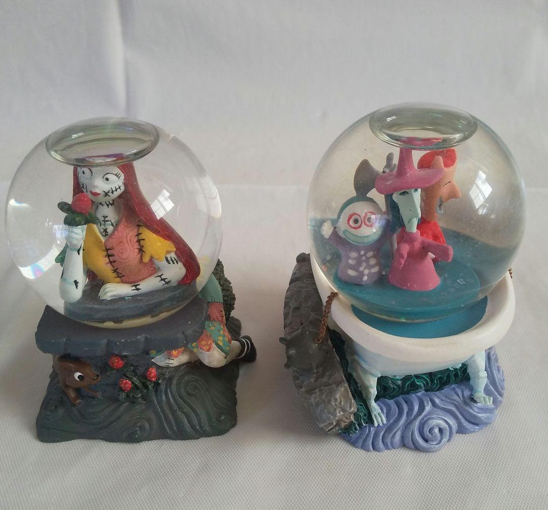 ナイトメアビフォアクリスマス スノードーム 2個セット サリー 悪ガキ3