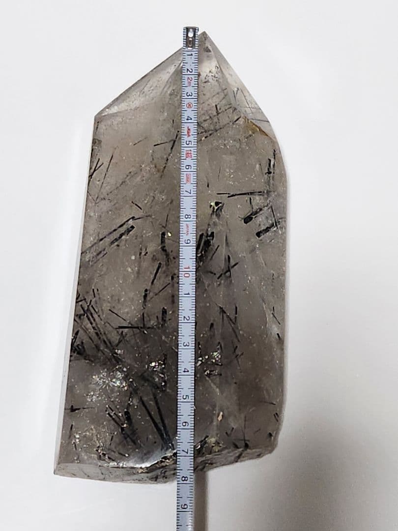 ☆ルチル 置物 ポイント六角柱 天然石 原石