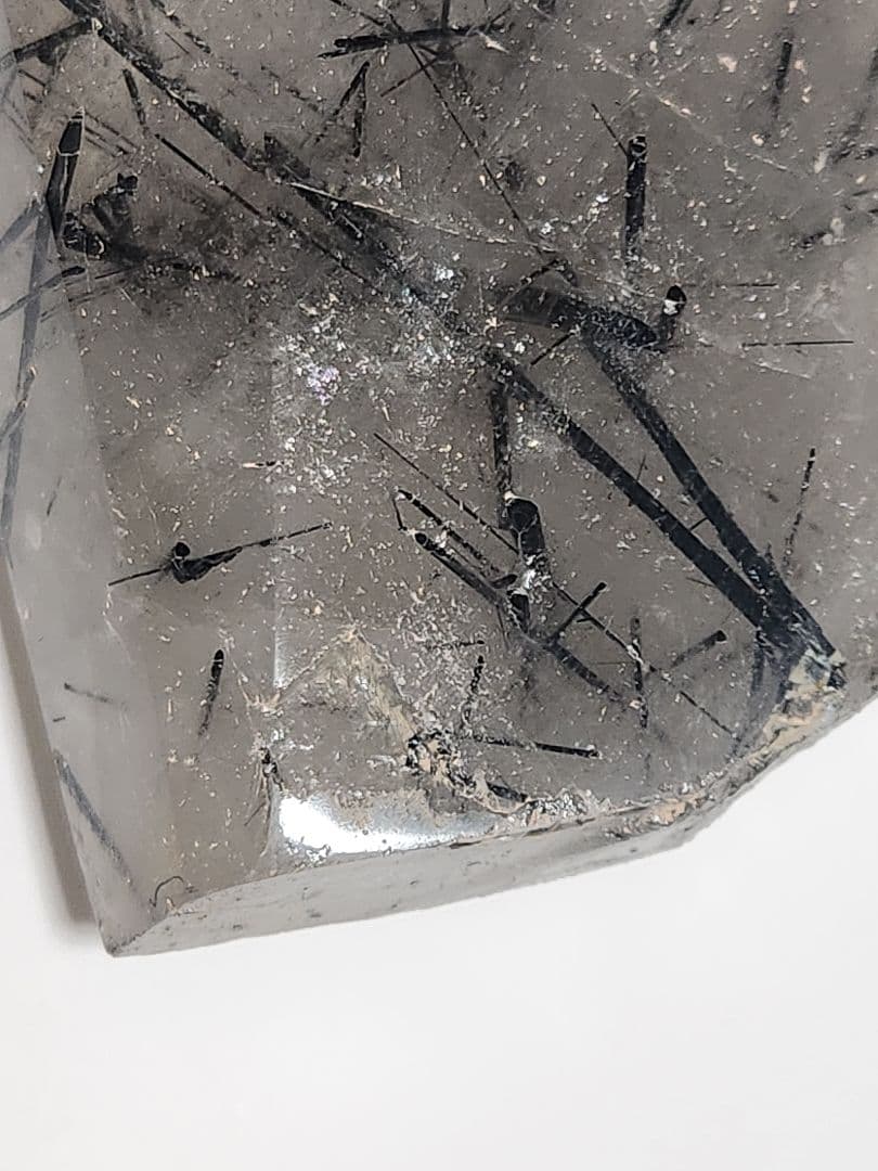 ☆ルチル 置物 ポイント六角柱 天然石 原石