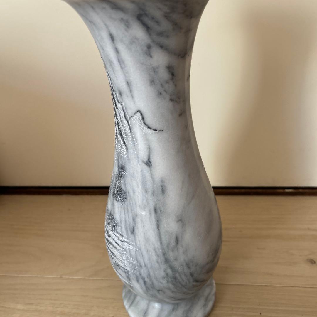 大理石 花瓶 山水画風 - メルカリ