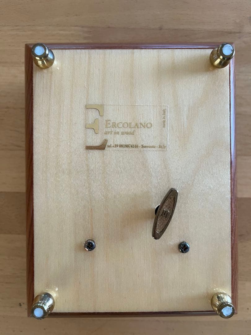 ERCOLANO ジュエリーBOX&オルゴール