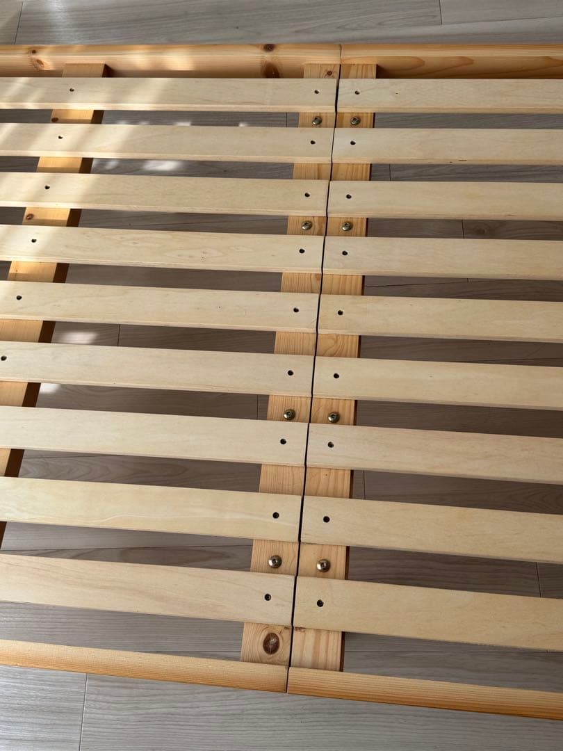 ネルコ neruco すのこベッドフレーム　シングル