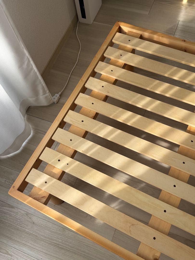 ネルコ neruco すのこベッドフレーム　シングル