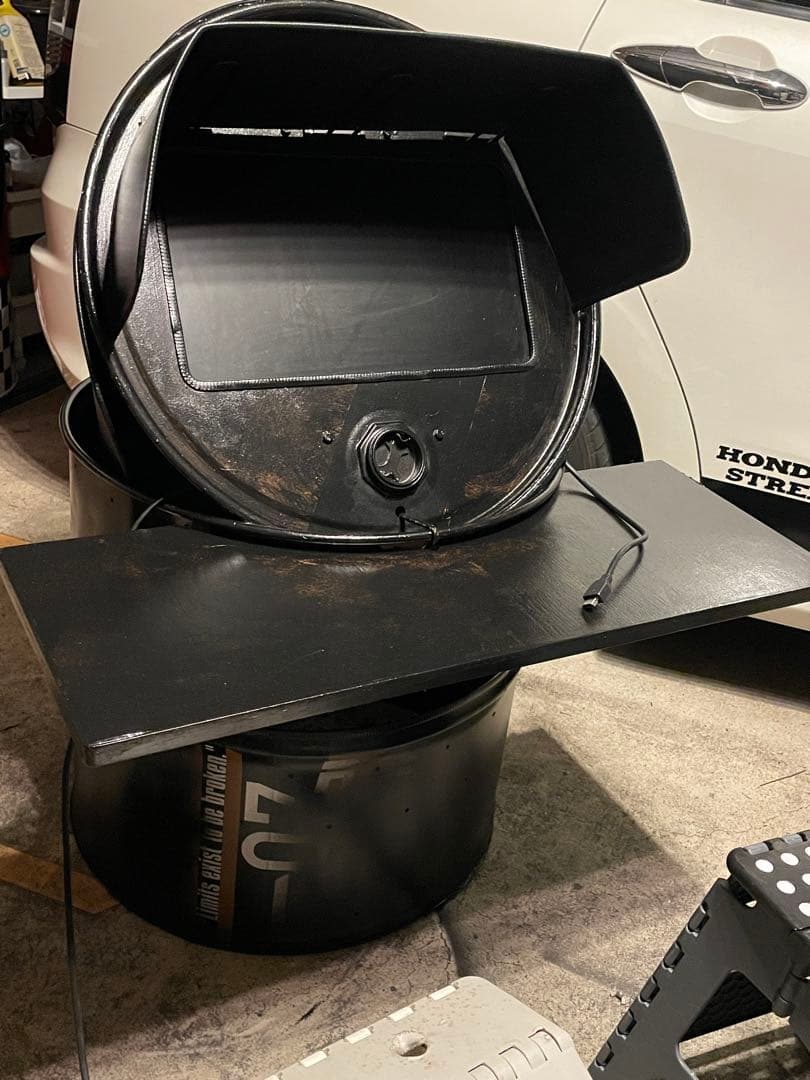 ドラム缶アーケード筐体風モニターセット 近畿圏無料配送 兵庫発