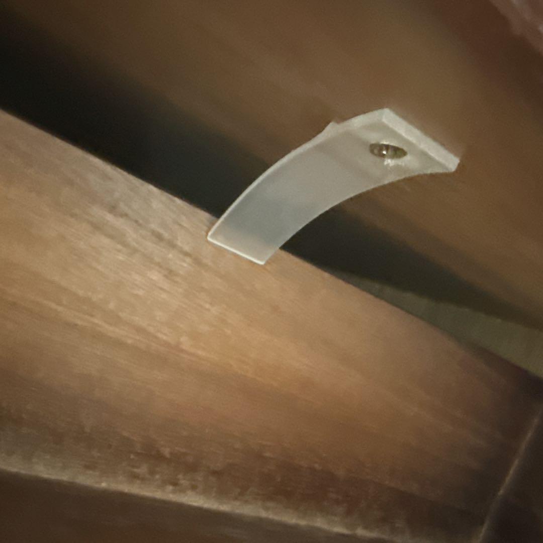 柴様 ② サイドテーブル　ナイトテーブル　組み立て不用　　オーク×ゴールド