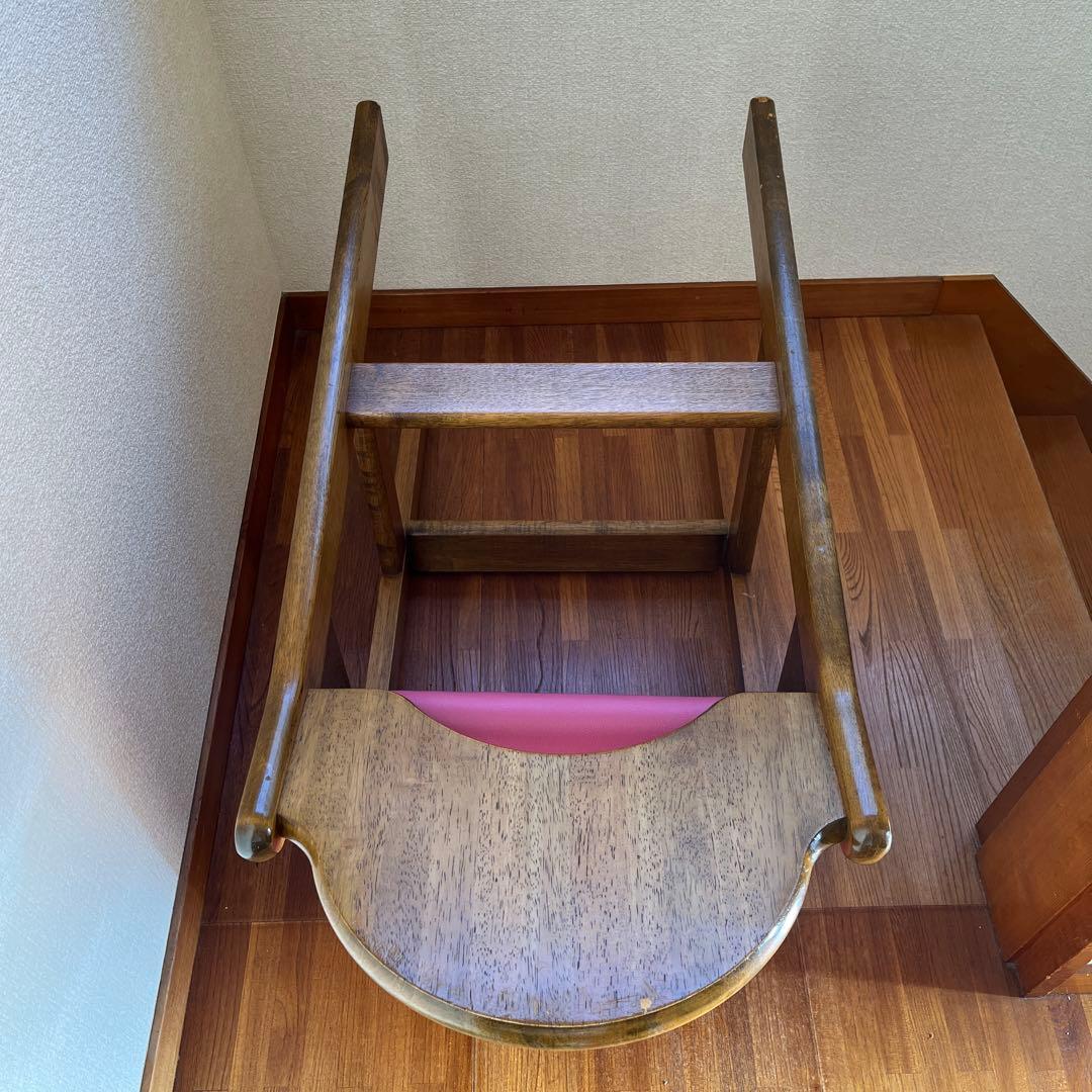 中古品　カウンターチェア　ピンク