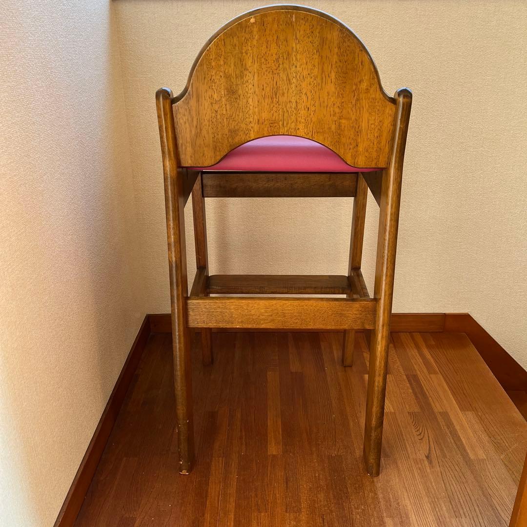 中古品　カウンターチェア　ピンク