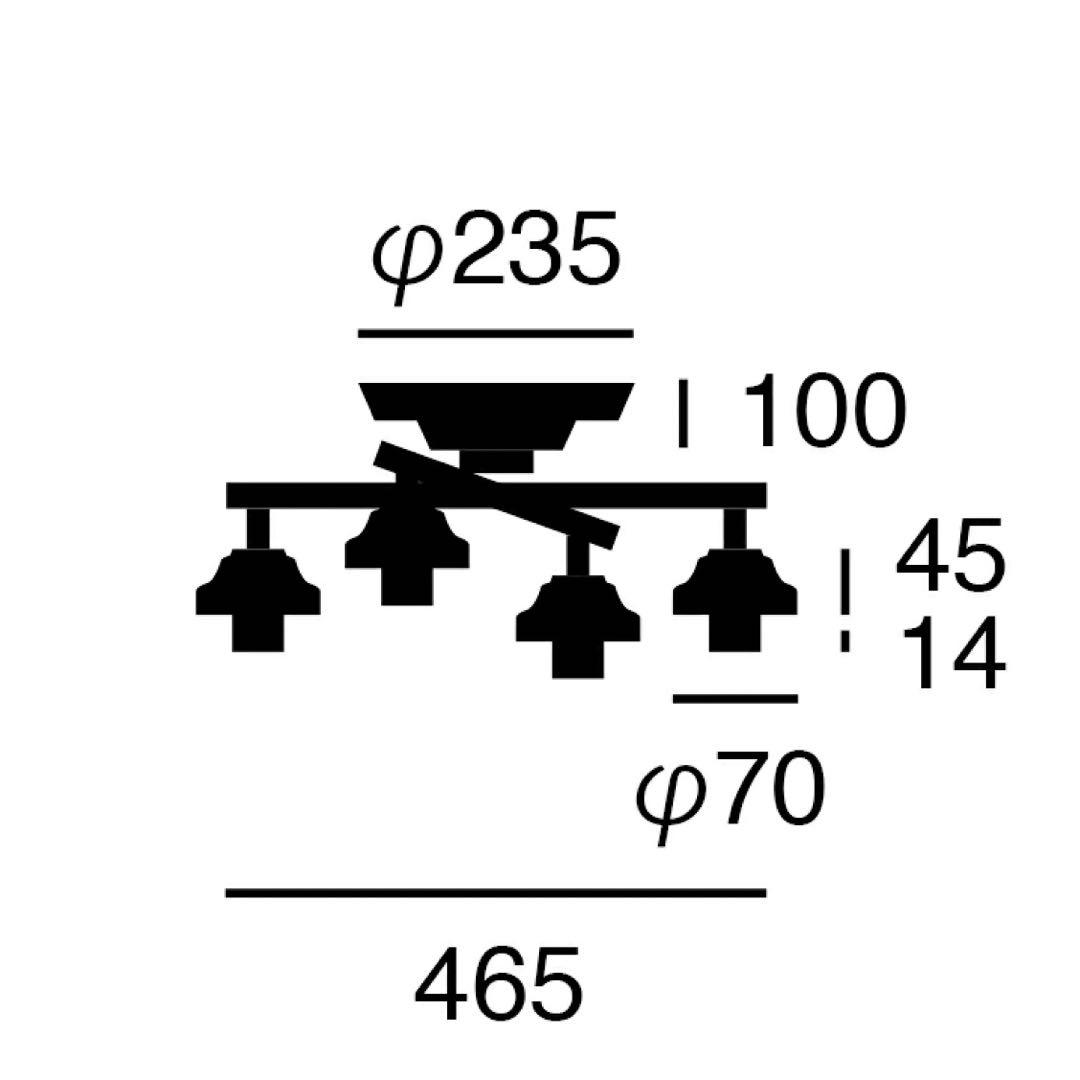 【美品】ARTWORKSTUDIO クロスシーリング ヴィンテージメタル